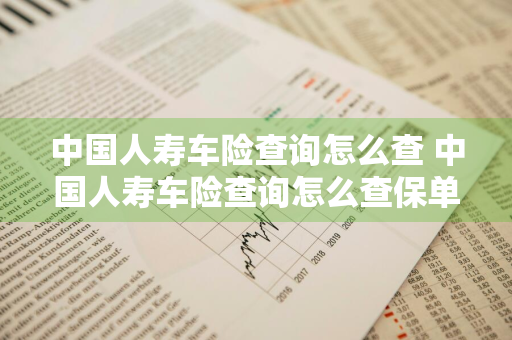 中国人寿车险查询怎么查 中国人寿车险查询怎么查保单