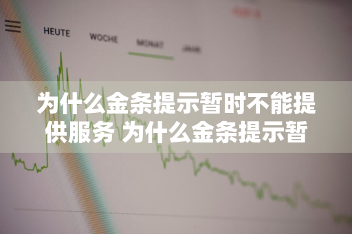为什么金条提示暂时不能提供服务 为什么金条提示暂时不能提供服务呢