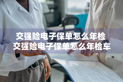 交强险电子保单怎么年检 交强险电子保单怎么年检车子
