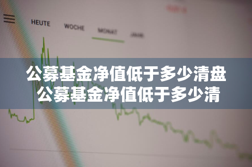 公募基金净值低于多少清盘 公募基金净值低于多少清盘合适