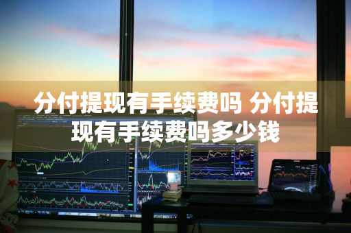 分付提现有手续费吗 分付提现有手续费吗多少钱