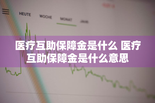 医疗互助保障金是什么 医疗互助保障金是什么意思