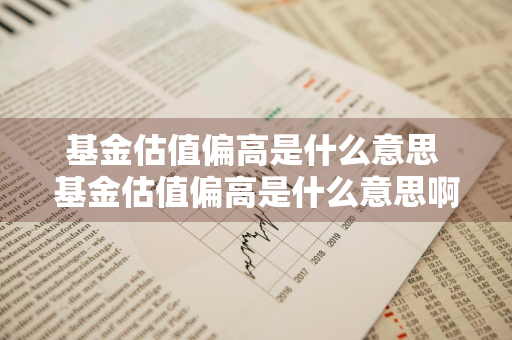 基金估值偏高是什么意思 基金估值偏高是什么意思啊
