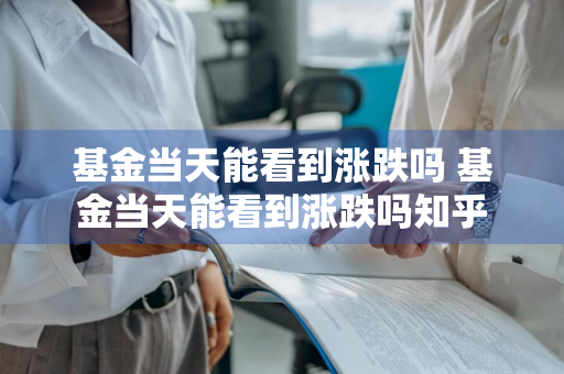 基金当天能看到涨跌吗 基金当天能看到涨跌吗知乎