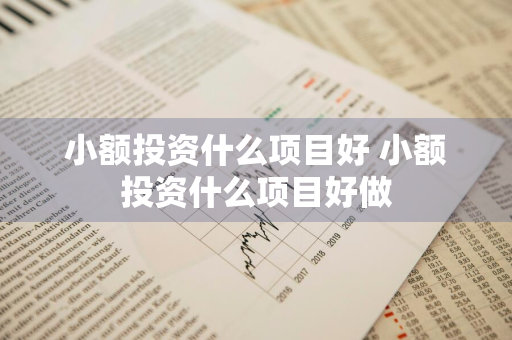 小额投资什么项目好 小额投资什么项目好做