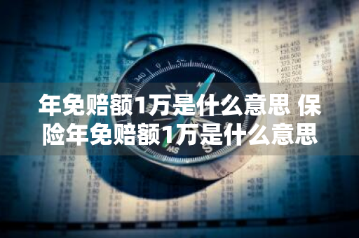 年免赔额1万是什么意思 保险年免赔额1万是什么意思