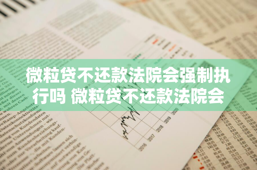 微粒贷不还款法院会强制执行吗 微粒贷不还款法院会强制执行吗