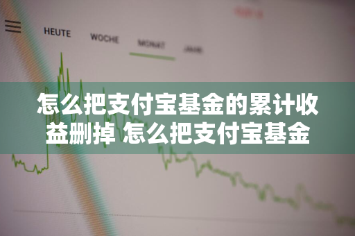 怎么把支付宝基金的累计收益删掉 怎么把支付宝基金的累计收益删掉呢