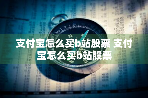 支付宝怎么买b站股票 支付宝怎么买b站股票