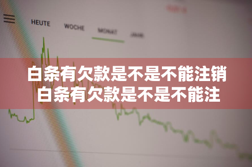 白条有欠款是不是不能注销 白条有欠款是不是不能注销账户