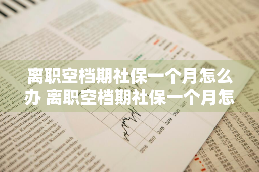 离职空档期社保一个月怎么办 离职空档期社保一个月怎么办,交多少