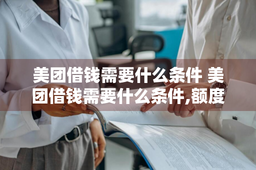 美团借钱需要什么条件 美团借钱需要什么条件,额度一般是多少?