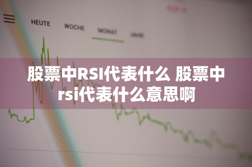股票中RSI代表什么 股票中rsi代表什么意思啊