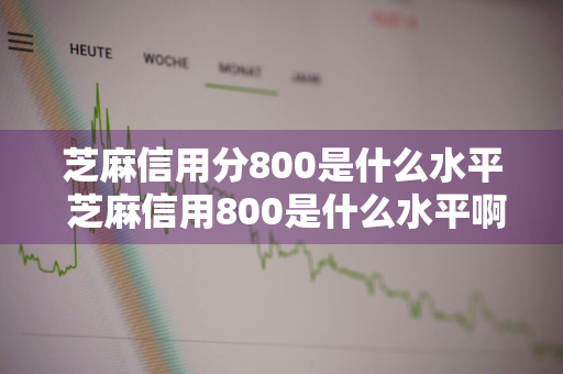 芝麻信用分800是什么水平 芝麻信用800是什么水平啊
