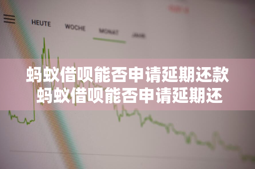 蚂蚁借呗能否申请延期还款 蚂蚁借呗能否申请延期还款提供什么资料