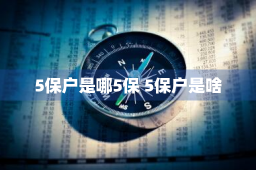 5保户是哪5保 5保户是啥